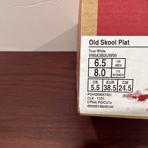 Vans, Old Skool Platform, VN0A3B3UWOO, True White - Picture 3 of 12